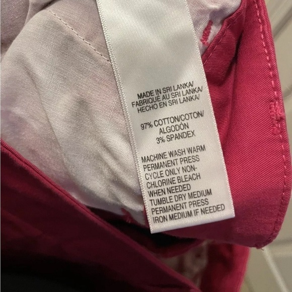 IZOD Woman’s Pink Pants New With Tags Size 14 - Picture 6 of 6